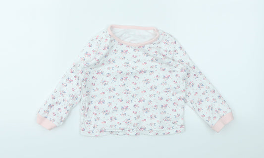 George Girls Multicoloured Floral  Basic T-Shirt Size 18-24 Months