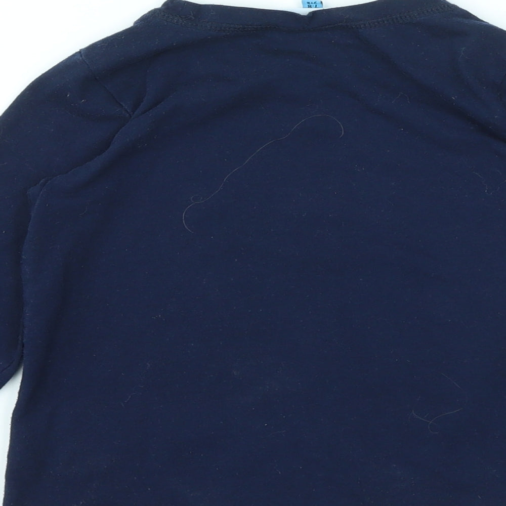 HULLABLN Boys Blue   Basic T-Shirt Size 7-8 Years