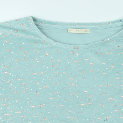 F&F Womens Blue Argyle/Diamond  Pullover Jumper Size 12