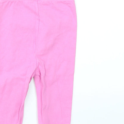 George Girls Pink   Capri Leggings Size 3-6 Months