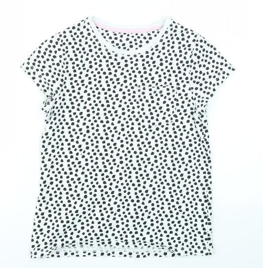 George Girls Multicoloured Animal Print  Basic T-Shirt Size 11-12 Years