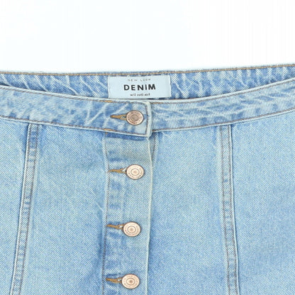 New Look Womens Blue   A-Line Skirt Size 12