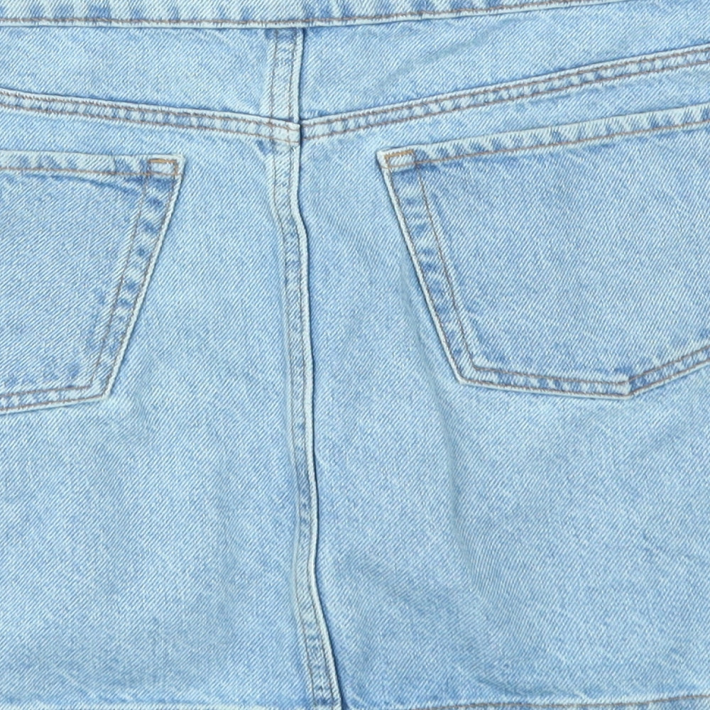 New Look Womens Blue   A-Line Skirt Size 12