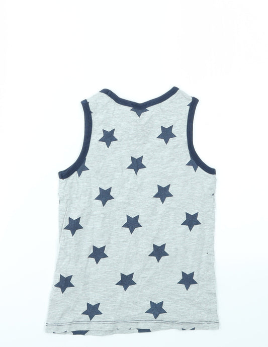 H&M Boys Multicoloured Argyle/Diamond  Basic Tank Size 6 Years