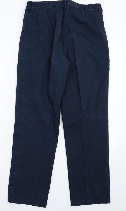 Black Knight Womens Blue   Trousers  Size 10 L28 in - Workwear