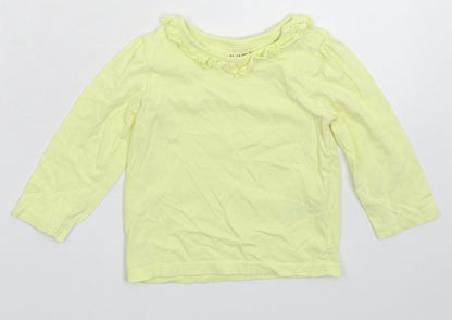 Nutmeg Baby Yellow   Basic T-Shirt Size 9-12 Months