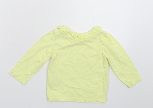 Nutmeg Baby Yellow   Basic T-Shirt Size 9-12 Months