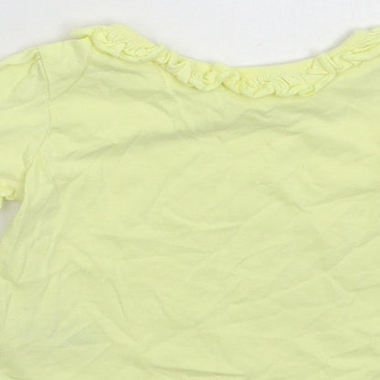 Nutmeg Baby Yellow   Basic T-Shirt Size 9-12 Months