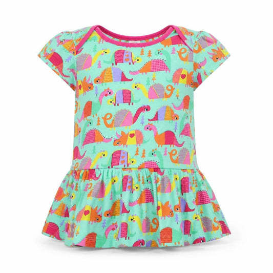 Mini Club Girls Multicoloured   T-Shirt Dress  Size 12-18 Months