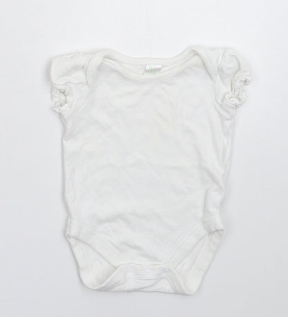 Mini Club Baby White   Babygrow One-Piece Size 0-3 Months