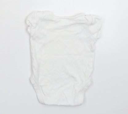 Mini Club Baby White   Babygrow One-Piece Size 0-3 Months