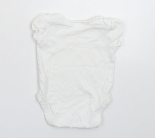 Mini Club Baby White   Babygrow One-Piece Size 0-3 Months