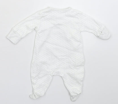 NEXT Baby White Geometric  Babygrow One-Piece Size Newborn