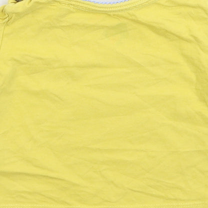 TU Girls Yellow   Basic T-Shirt Size 3-6 Months