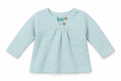 NEXT Baby Green Striped  Basic T-Shirt Size 3-6 Months
