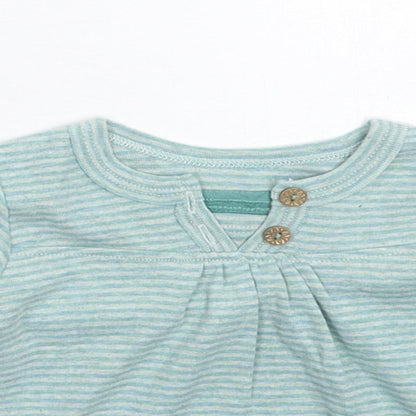 NEXT Baby Green Striped  Basic T-Shirt Size 3-6 Months