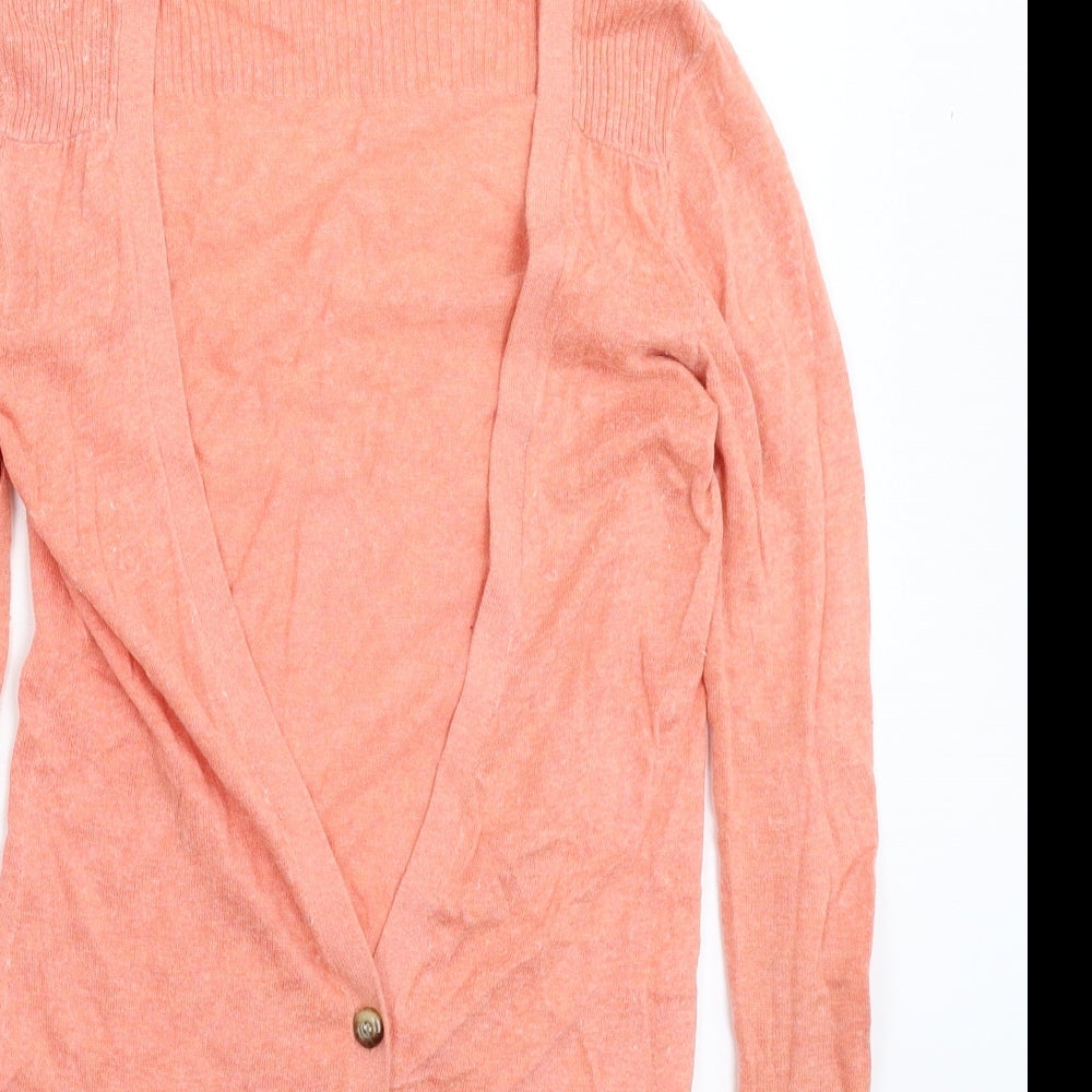 Womens UK Size 8 Miss Selfridge Pink Cardigan Jumper