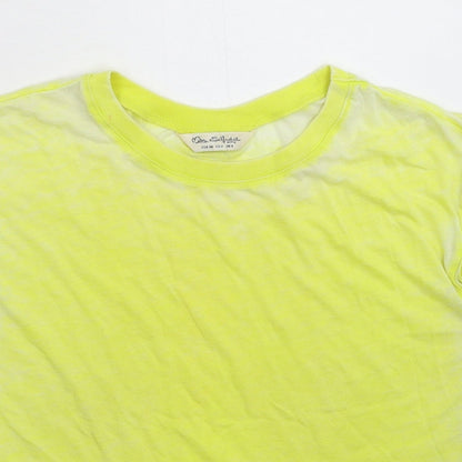 Miss Selfridge Womens Yellow   Basic T-Shirt Size 6