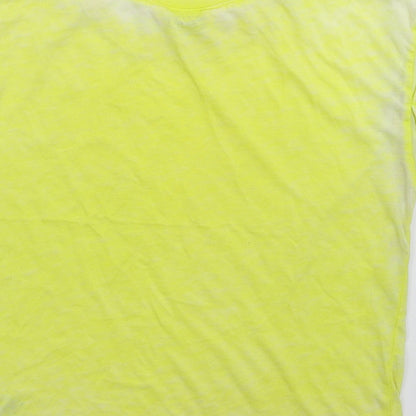 Miss Selfridge Womens Yellow   Basic T-Shirt Size 6
