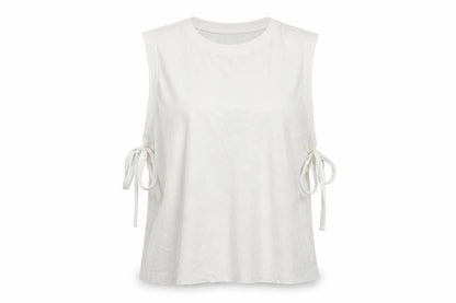Womens UK Size 10 ASOS White Basic Tank