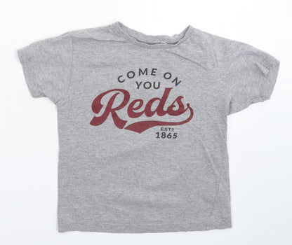 SOL'S Boys Grey   Basic T-Shirt Size 10 Years