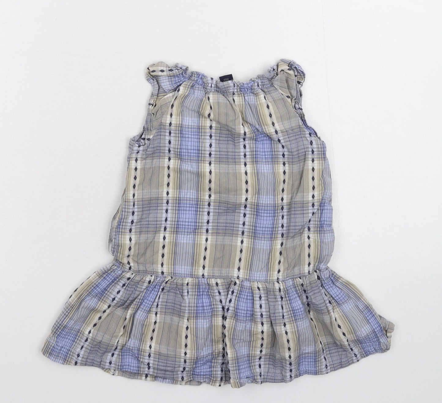 Gap Girls Multicoloured Check  Fit & Flare  Size 24 Months