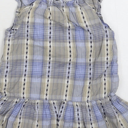 Gap Girls Multicoloured Check  Fit & Flare  Size 24 Months