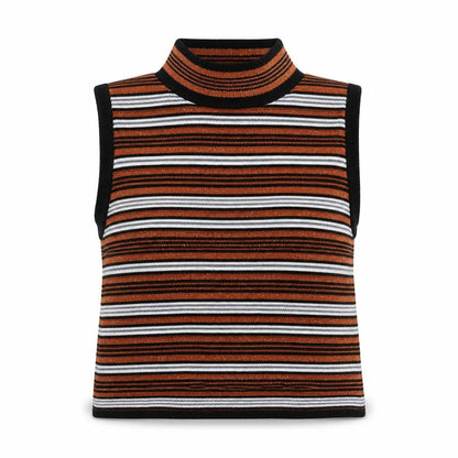 Knitty Womens Multicoloured Striped Knit Pullover Jumper Size 10