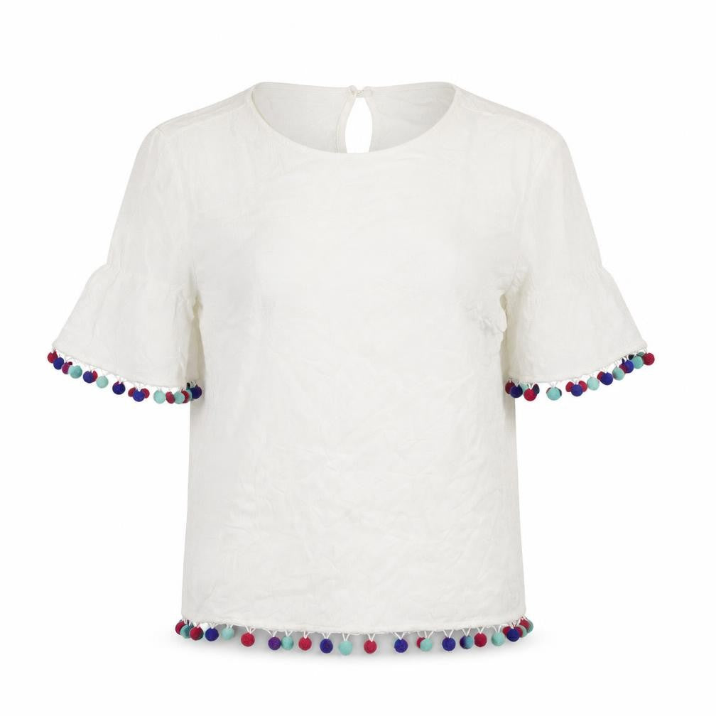 Womens UK Size 10 George White Basic Blouse