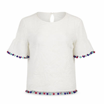 Womens UK Size 10 George White Basic Blouse