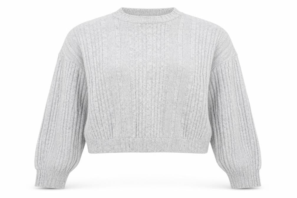 Womens UK Size XL SheIn Grey Pullover Jumper