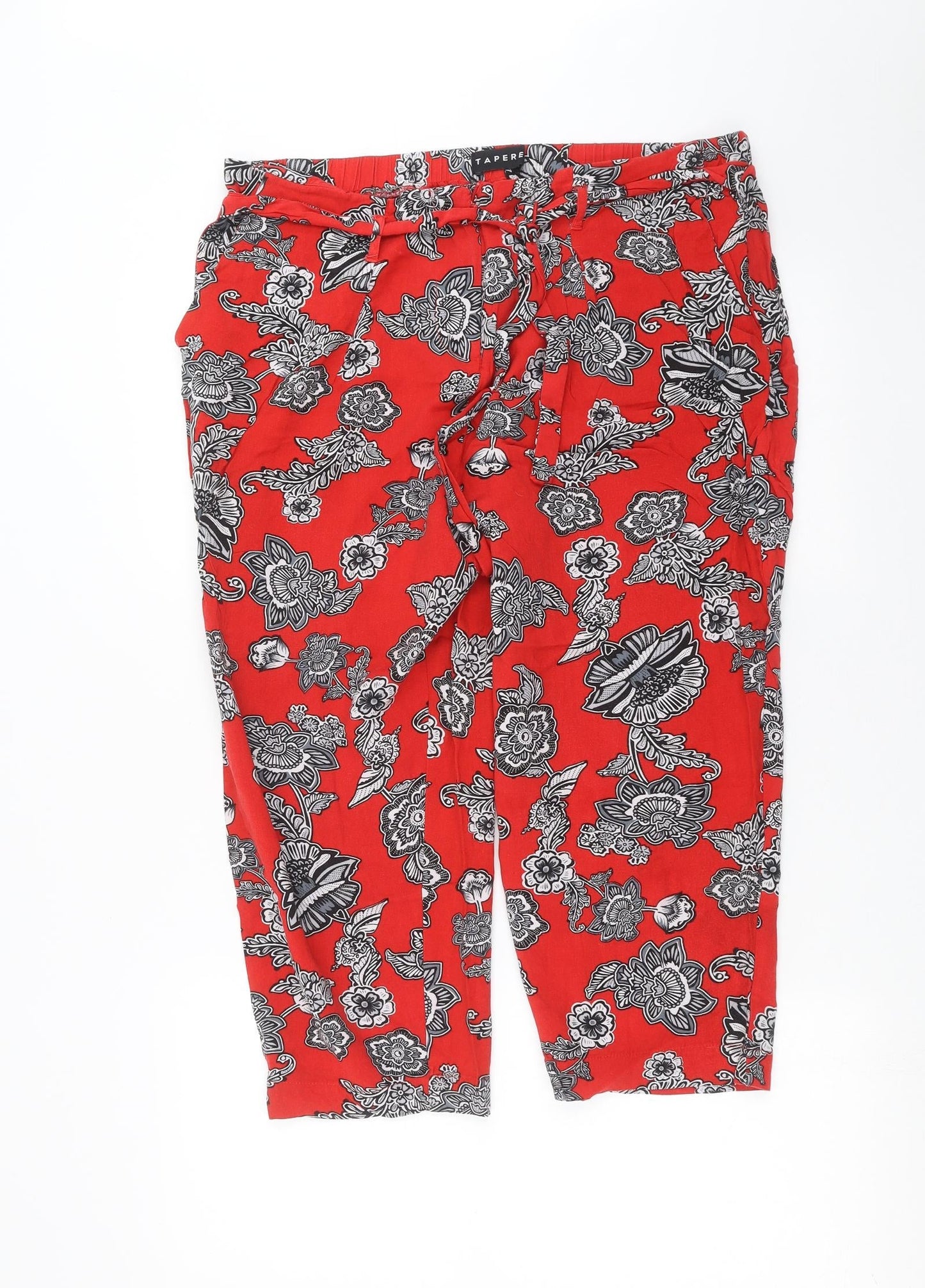 Womens UK Size 34 in Preworn Regular Fit  Red Trousers