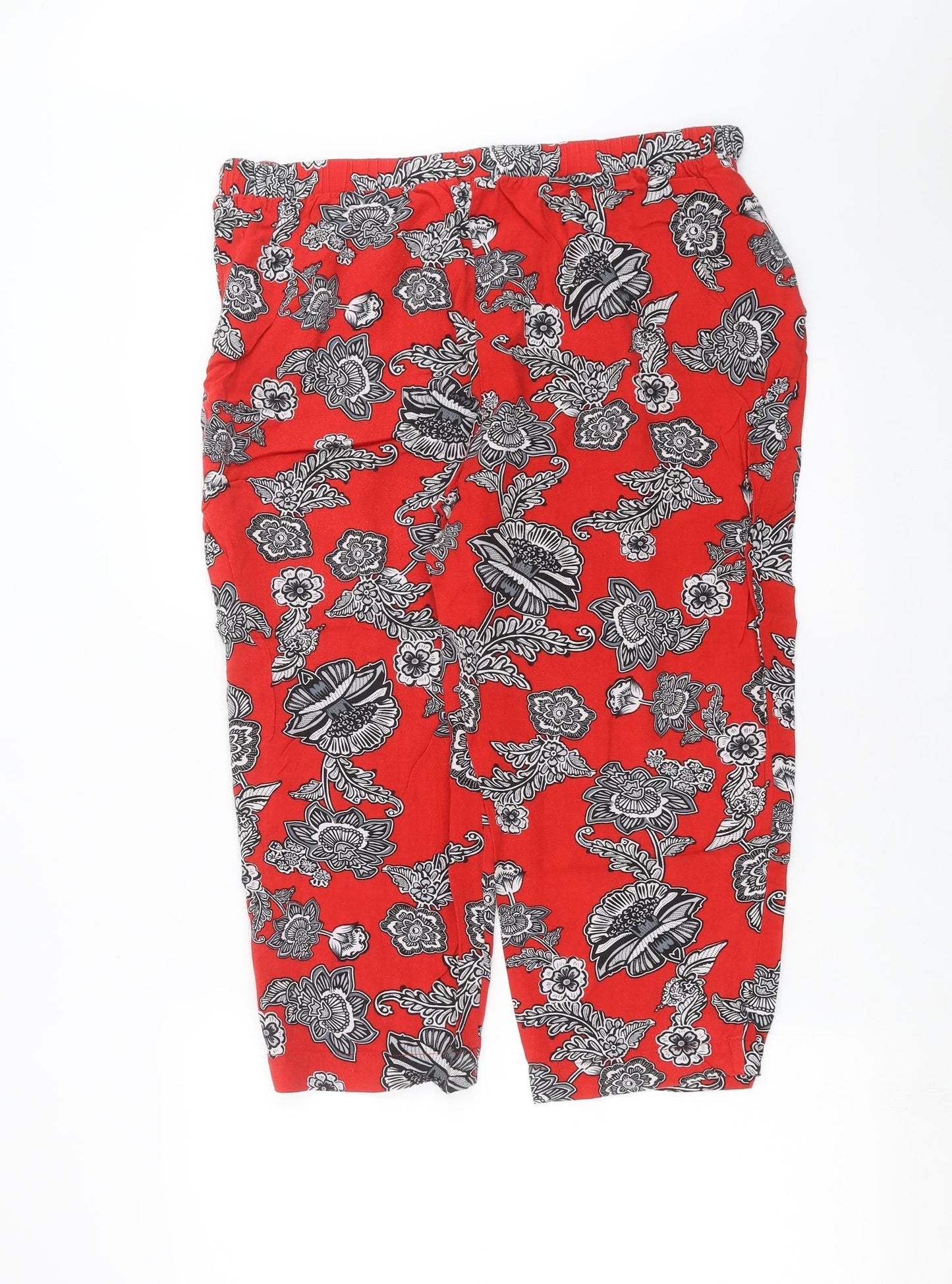 Womens UK Size 34 in Preworn Regular Fit  Red Trousers