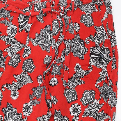 Womens UK Size 34 in Preworn Regular Fit  Red Trousers