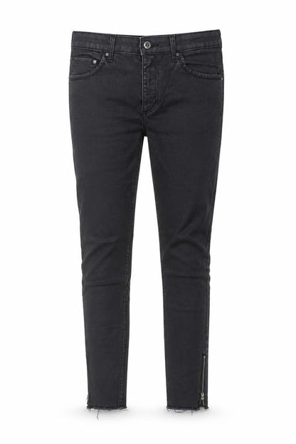 H&M Womens Grey  Denim Skinny Jeans Size 33 in L29 in - Distressed hem