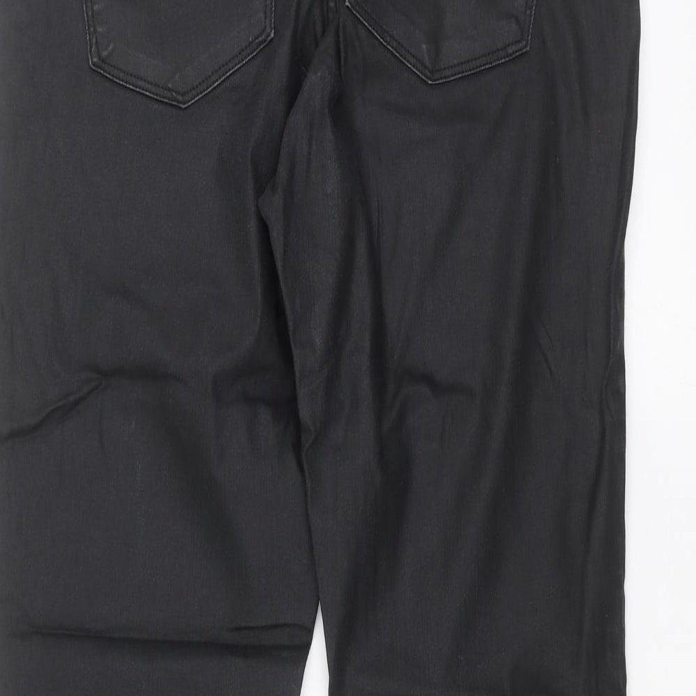 H&M Womens Grey  Denim Skinny Jeans Size 33 in L29 in - Distressed hem