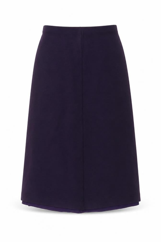 Penny Plain Womens Purple   A-Line Skirt Size 10