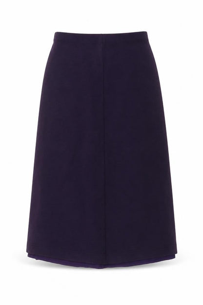 Penny Plain Womens Purple   A-Line Skirt Size 10