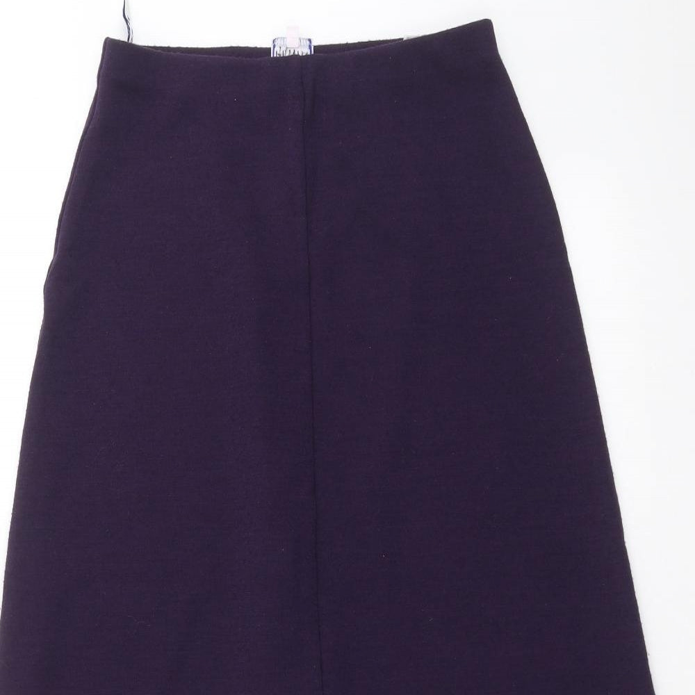 Penny Plain Womens Purple   A-Line Skirt Size 10