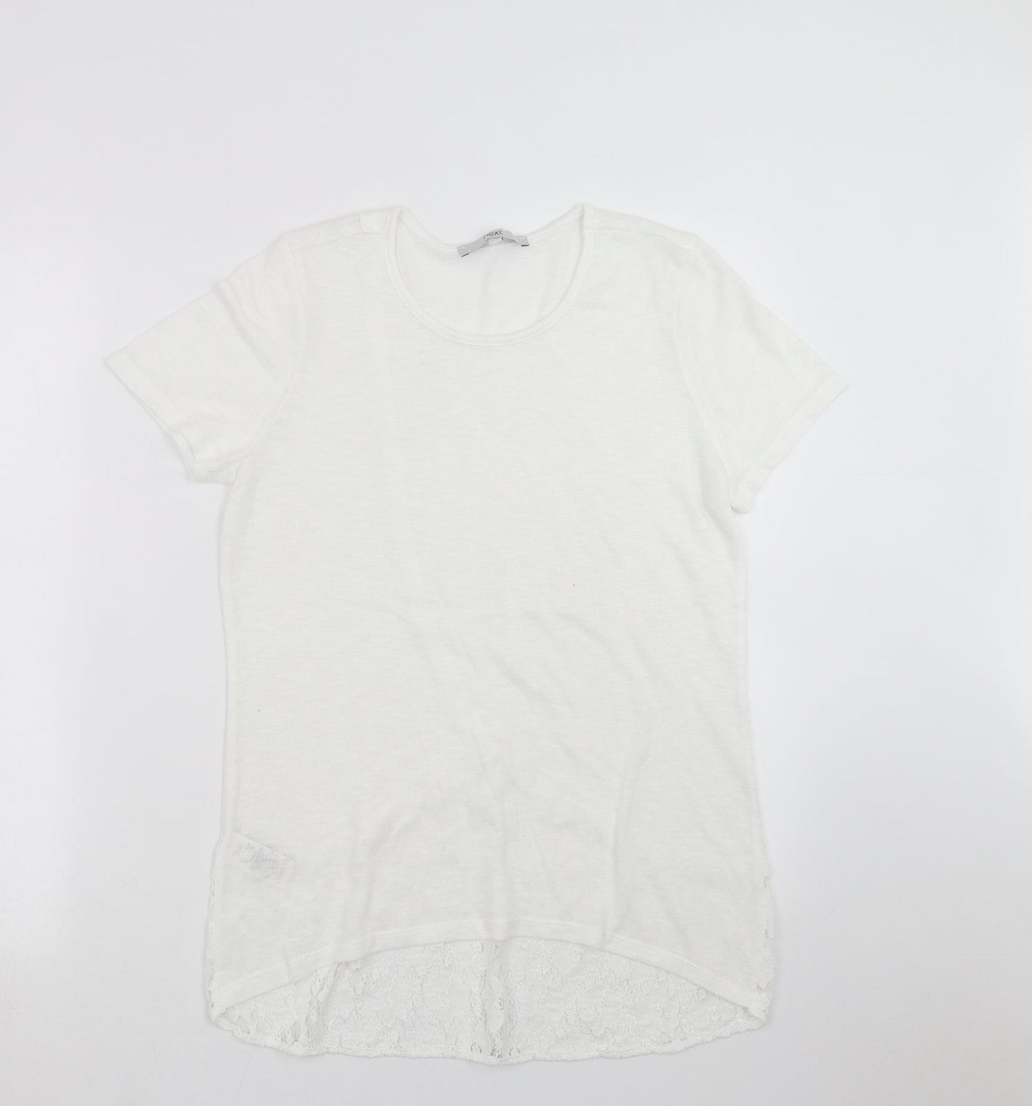 Womens UK Size 14 NEXT White Pullover Jumper