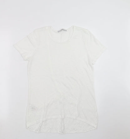 Womens UK Size 14 NEXT White Pullover Jumper