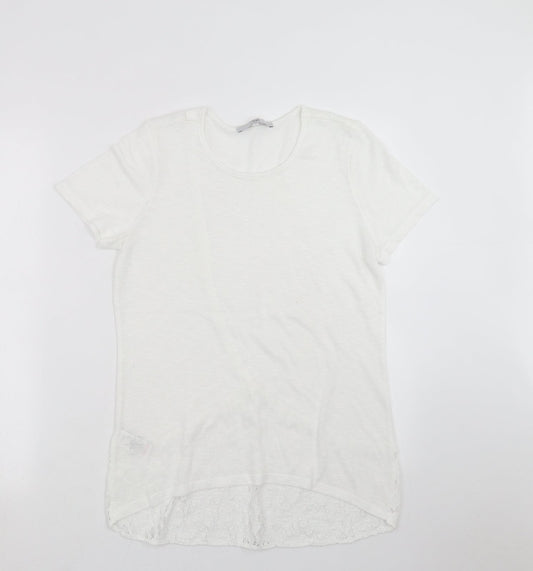 Womens UK Size 14 NEXT White Pullover Jumper