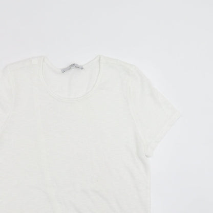 Womens UK Size 14 NEXT White Pullover Jumper