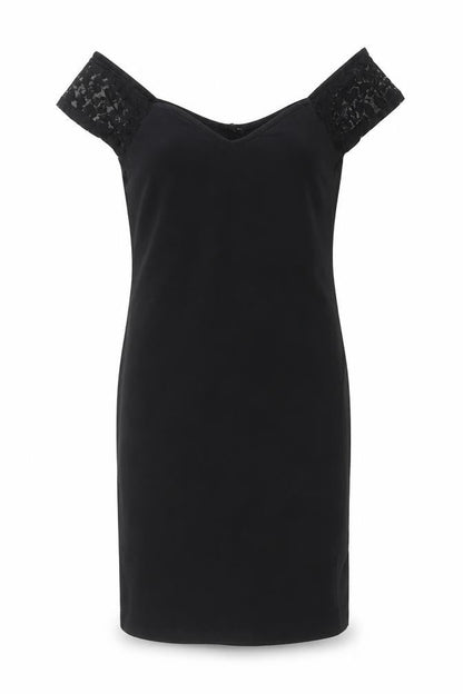 New Look Womens Black   Mini  Size 10  - Lace sleeves