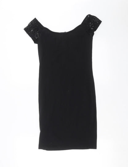 New Look Womens Black   Mini  Size 10  - Lace sleeves