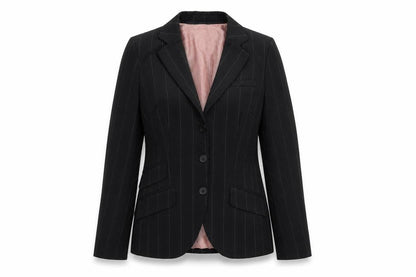 Womens UK Size 8 Oasis Regular Black Suit Jacket