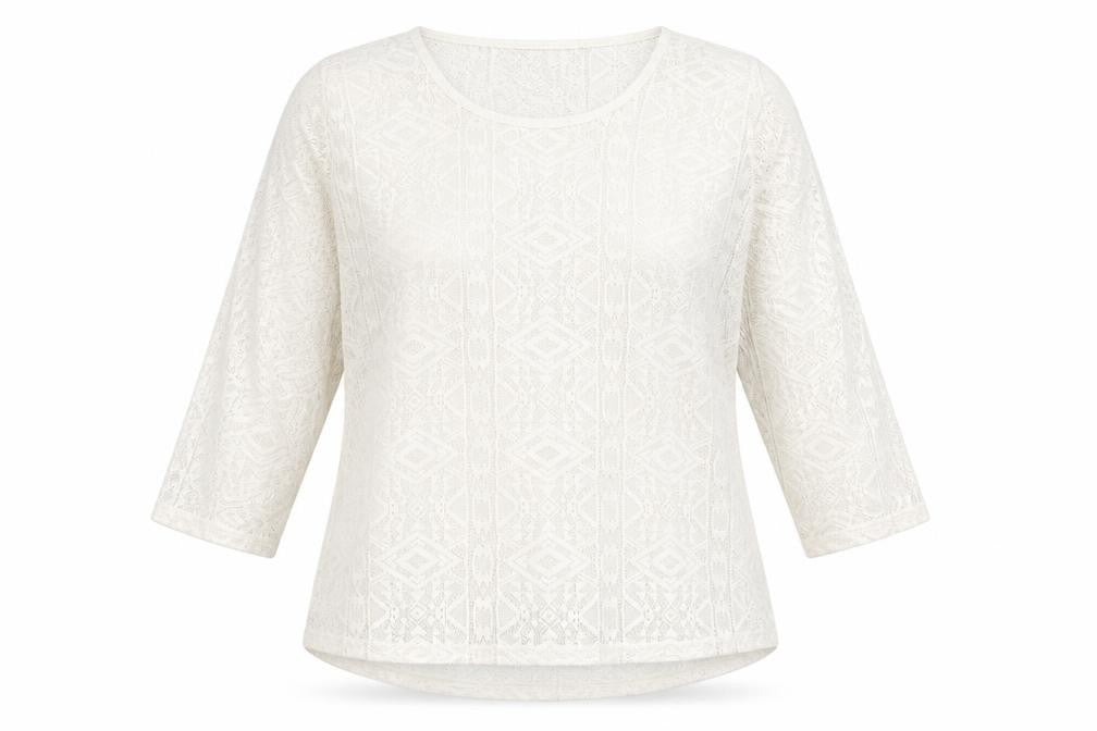 Womens UK Size 14 Primark Ivory Basic Blouse