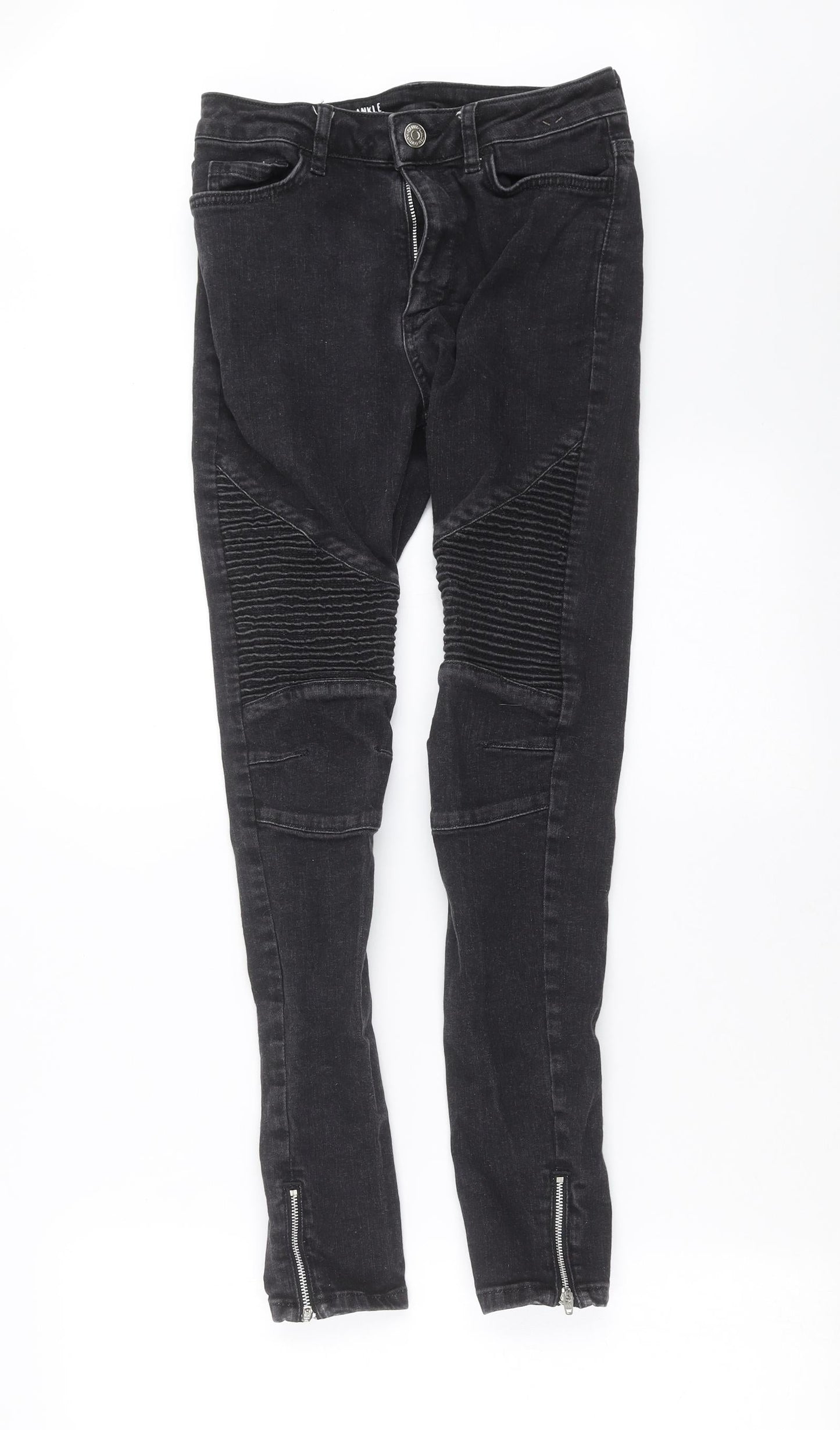 Womens UK Size 10 Marks and Spencer Extra-Slim Fit Skinny Grey Jeans