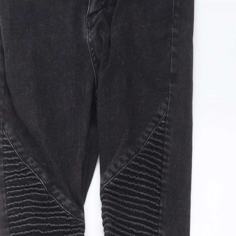 Womens UK Size 10 Marks and Spencer Extra-Slim Fit Skinny Grey Jeans