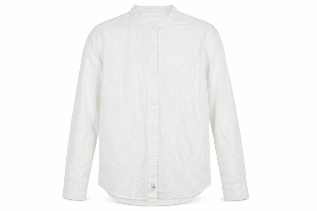 Mens UK Size S Burton Menswear White  Button-Up Long Sleeve Casual Shirt